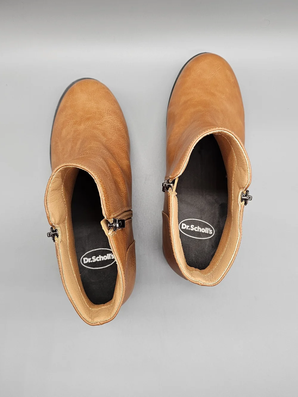 Dr. Scholl's Men's Tan Chukka Zip Boots